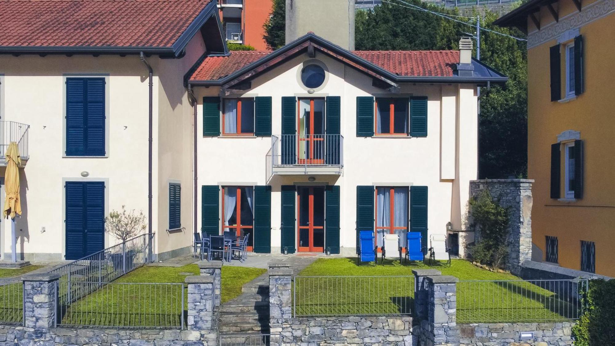 Villa Luminosa Laglio - Private Parking, Garden Exterior photo